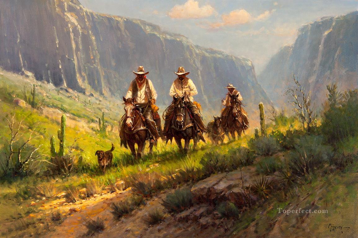 west america cowboys 68 west America Oil Paintings